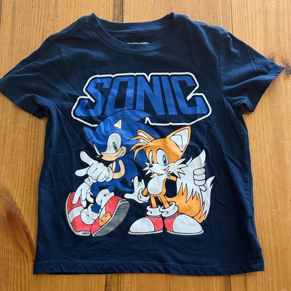 Sonic Kids T-Shirt - Navy Blue